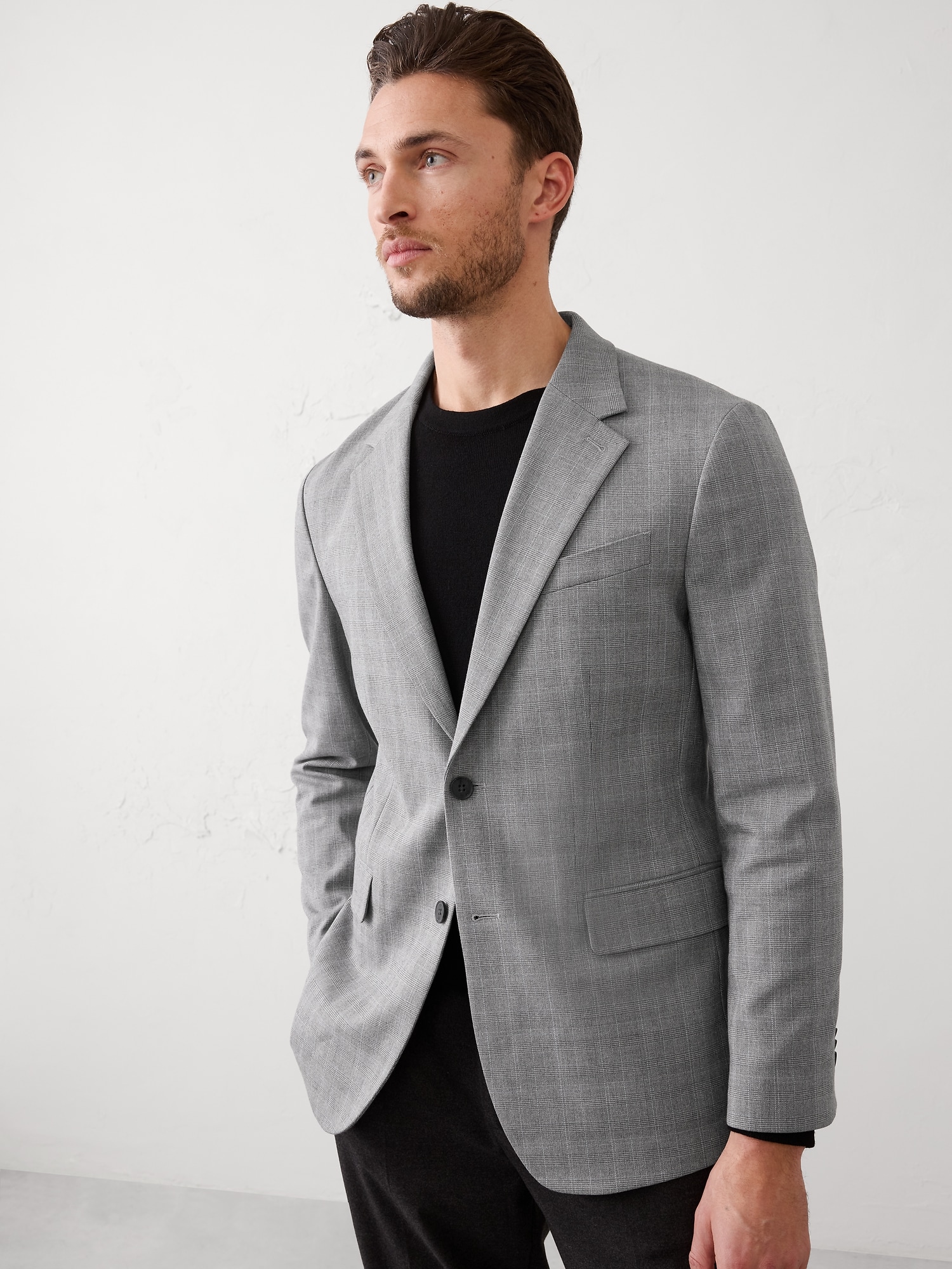 Image number 3 showing, Tailored-Fit Plaid Jacket