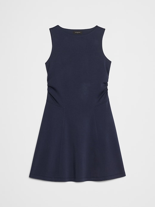 Soft Touch Shirred-Waist Knee-Length Dress | Banana Republic Factory