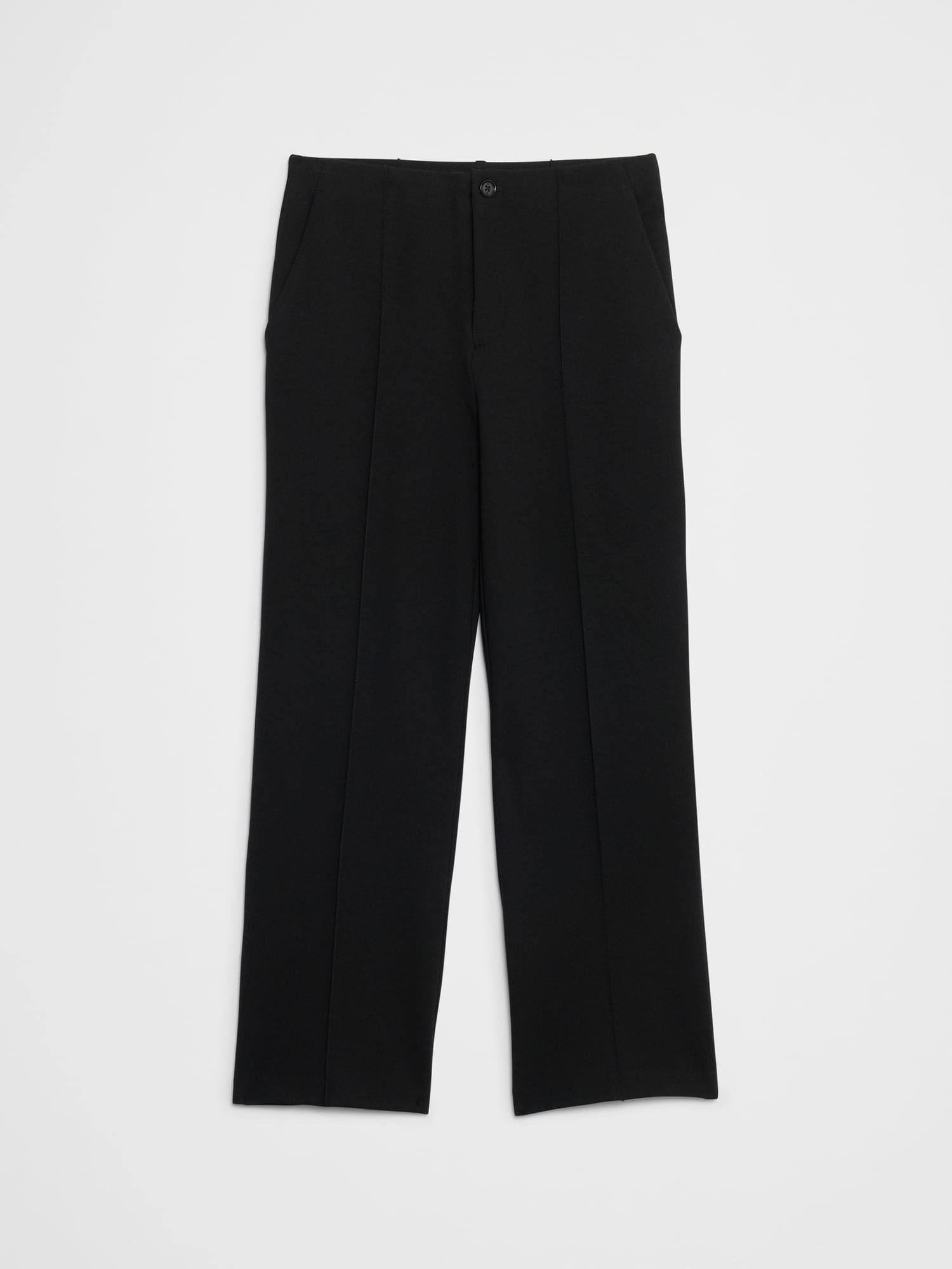 Image number 4 showing, High-Rise Straight Knit Ponte Pant