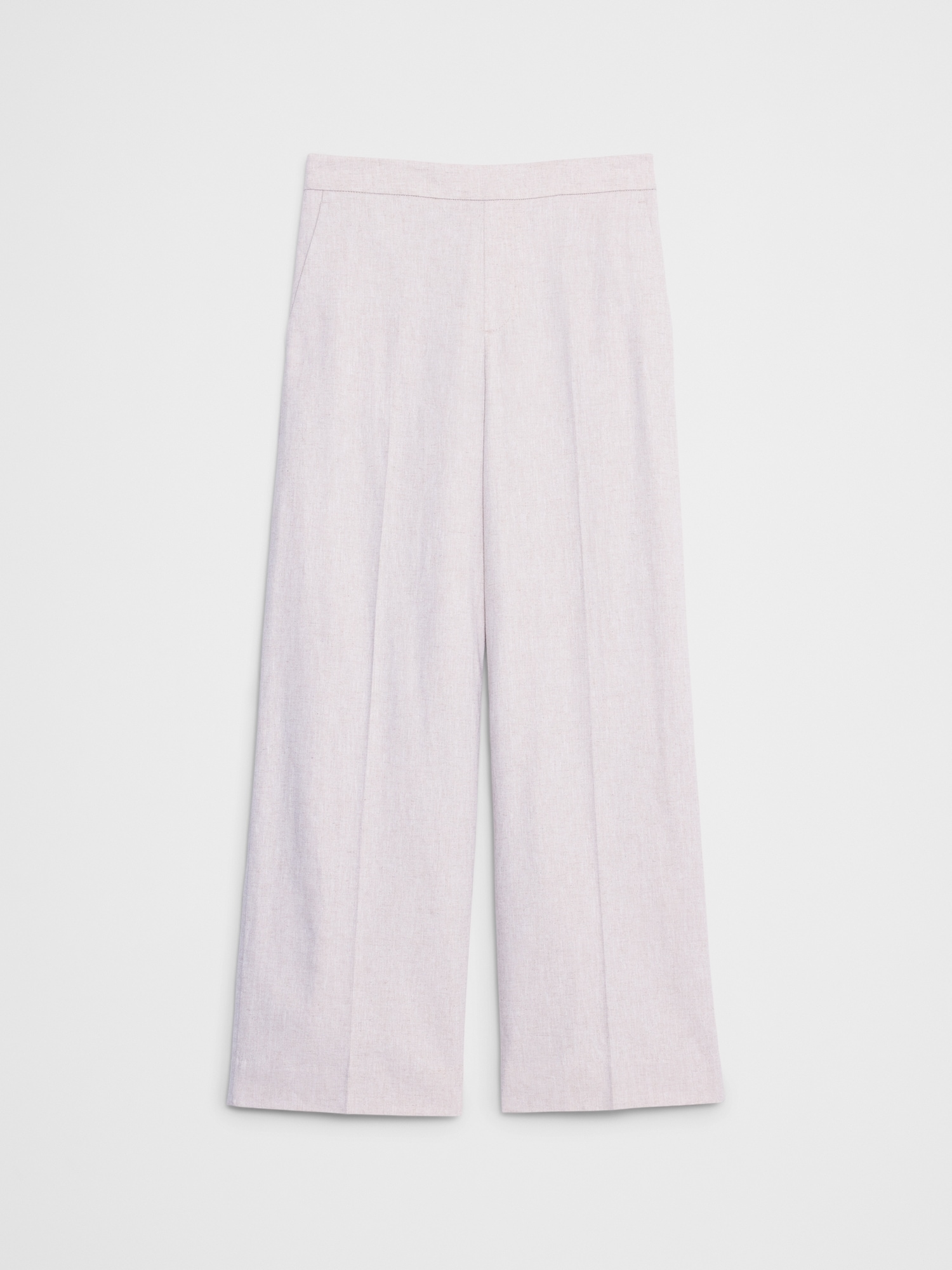 Image number 4 showing, High-Rise Linen-Blend Wide-Leg Pant