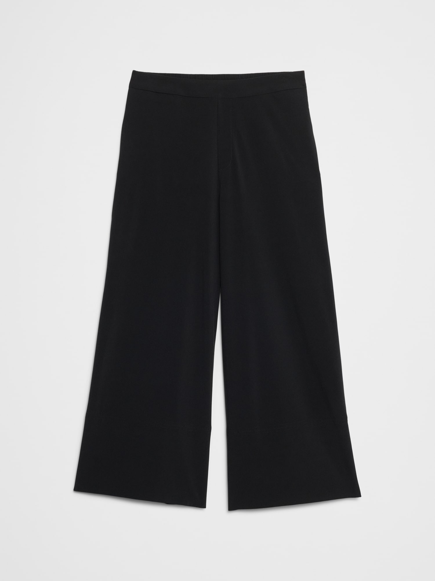 Image number 4 showing, High-Rise Wide-Leg Airstretch Pull-On Cropped Pant