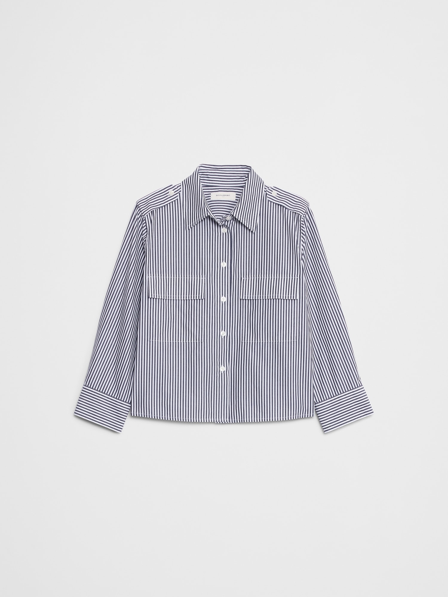 Image number 4 showing, Poplin Utility Shirt