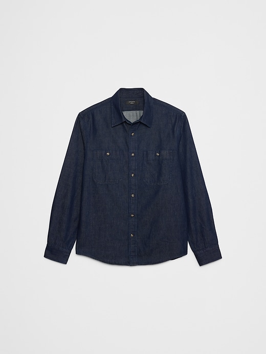 Standard-Fit Vintage Denim Shirt | Banana Republic Factory