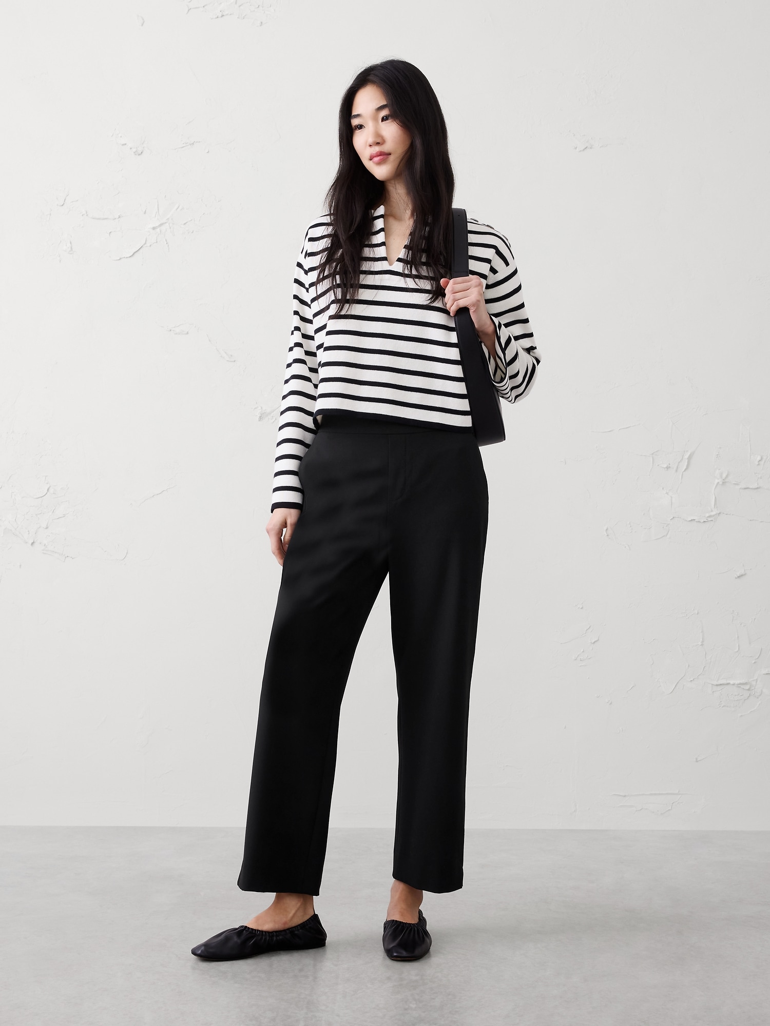 Hayden High-Rise Straight Ankle Pant