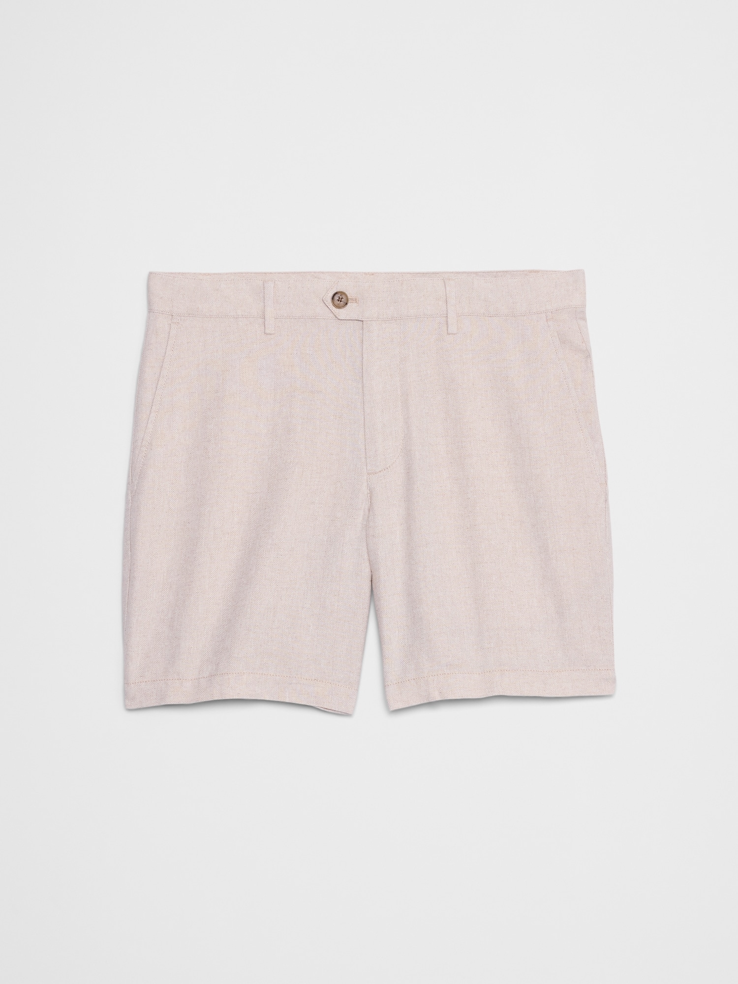 Image number 7 showing, Slim-Fit 7" Linen-Blend Short