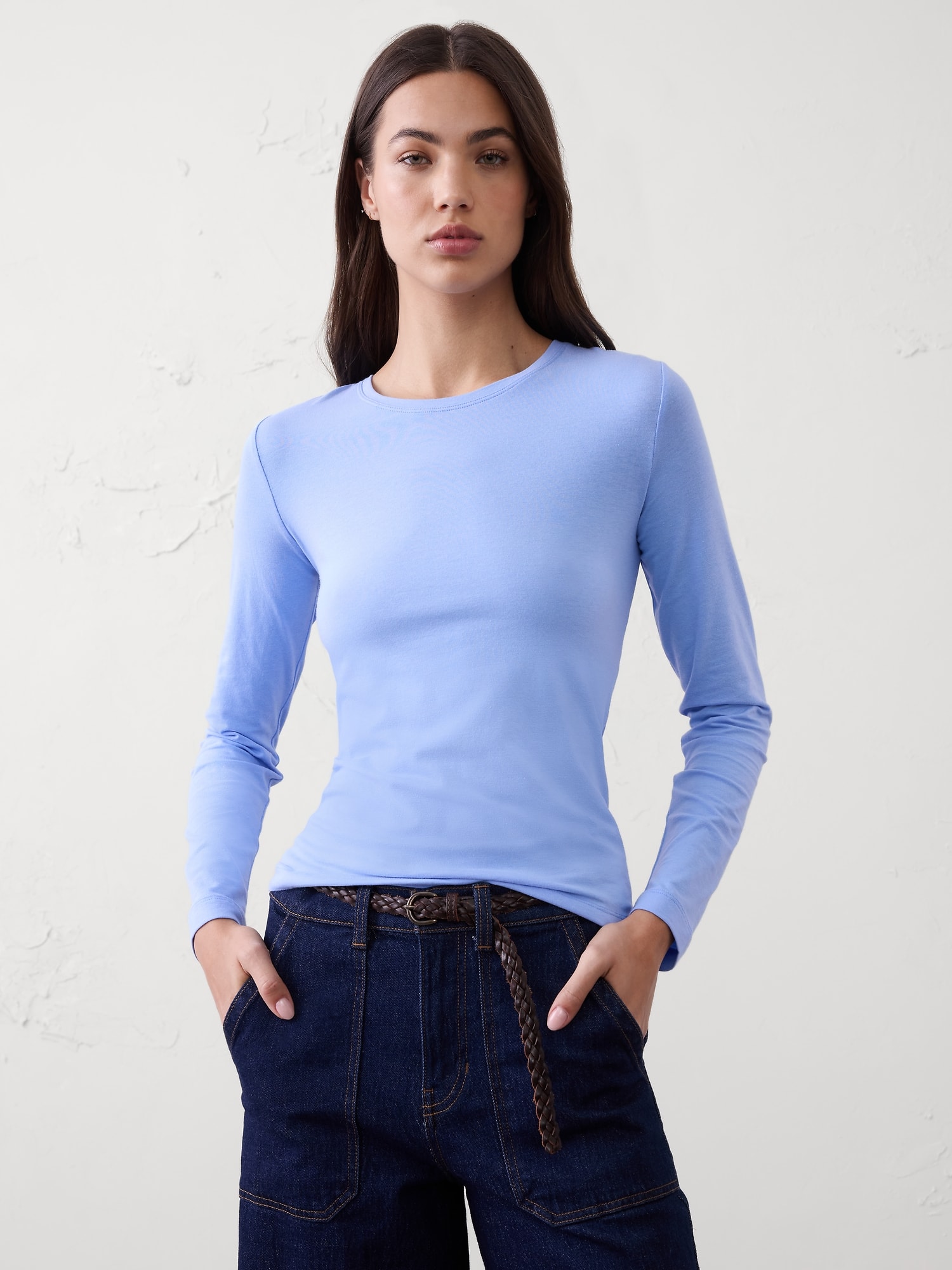 Timeless Long-Sleeve Crew-Neck T-Shirt