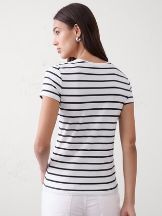 Urban Classics Maglietta Donna Retro Contrast – Nero/Bianco – Cotone Elastan Vestibilità Regular