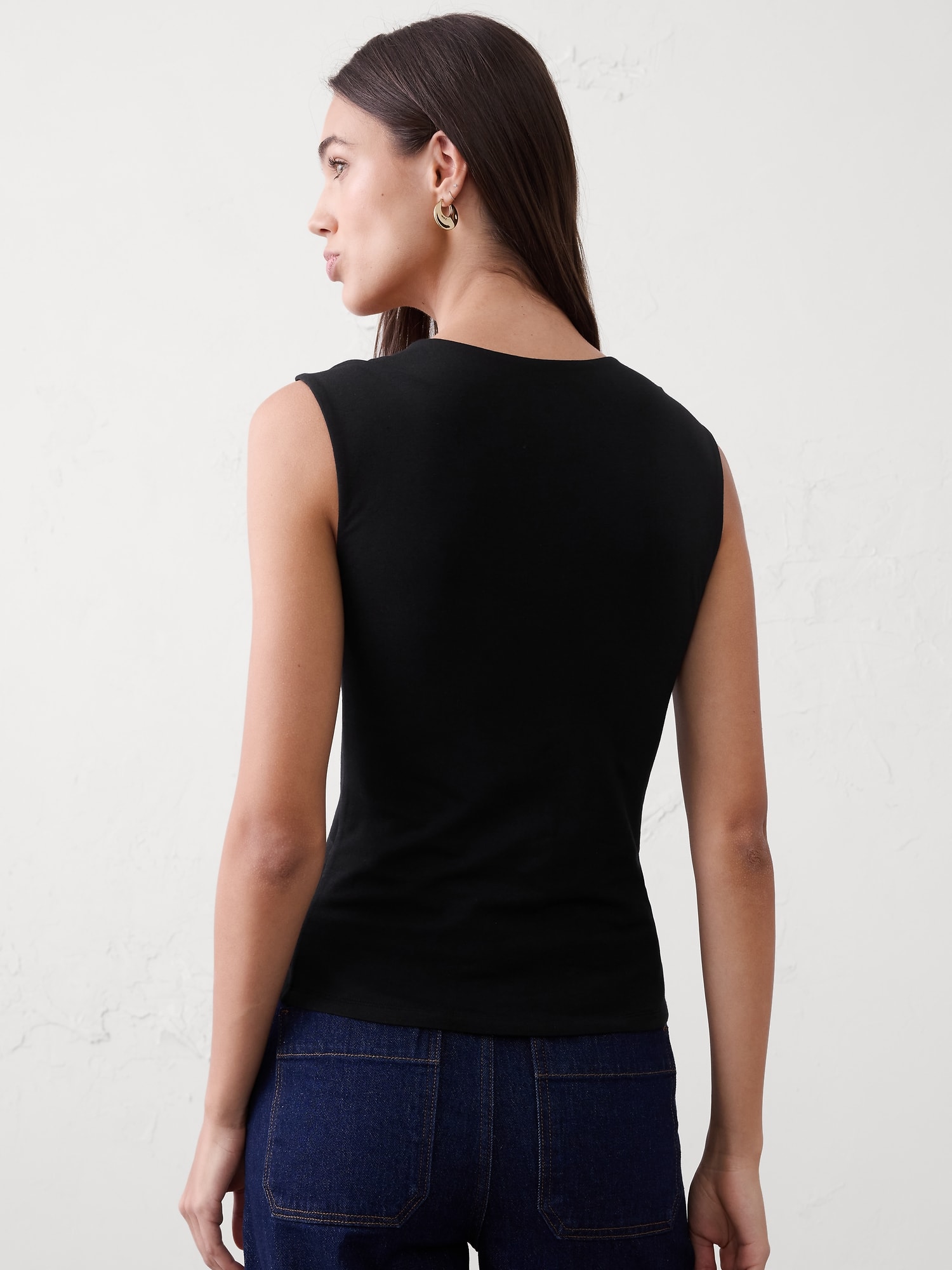 Image number 2 showing, Soft Stretch Scoop-Neck Top