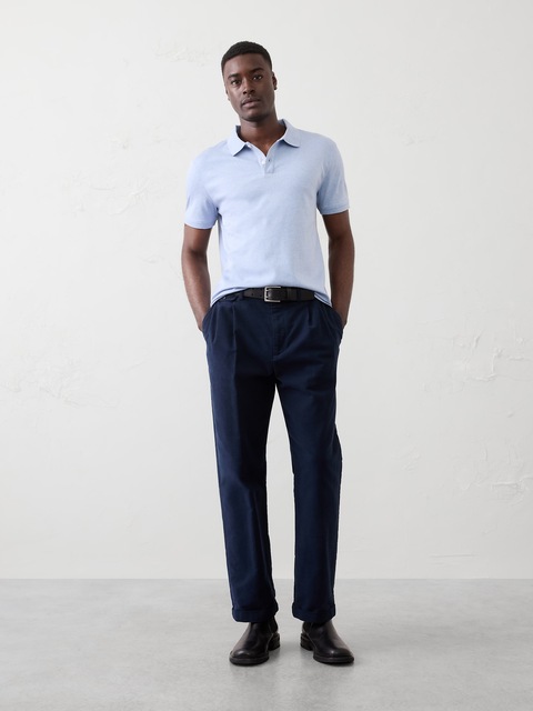 Standard-Fit Luxe Touch Polo