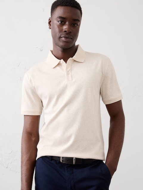Standard-Fit Luxe Touch Polo