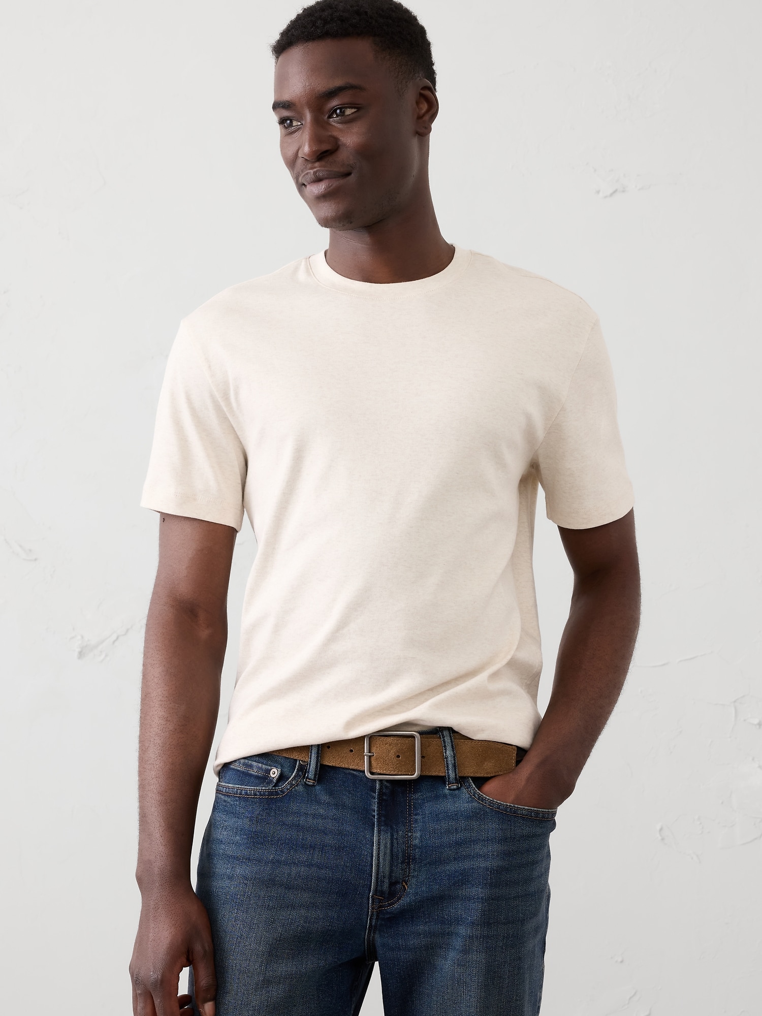 Luxe Touch Crew-Neck T-Shirt