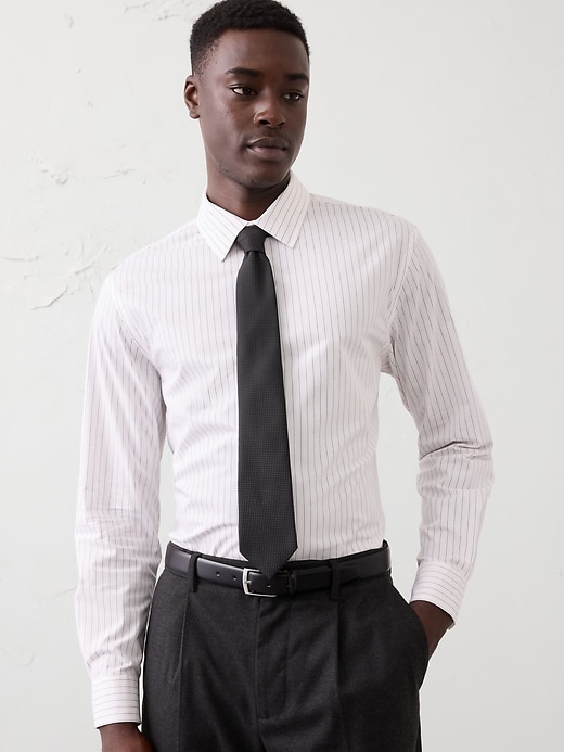 banana republic athletic fit dress shirt Men's Athletic-Fit Dress Shirt Blue Plaid Regular Size S