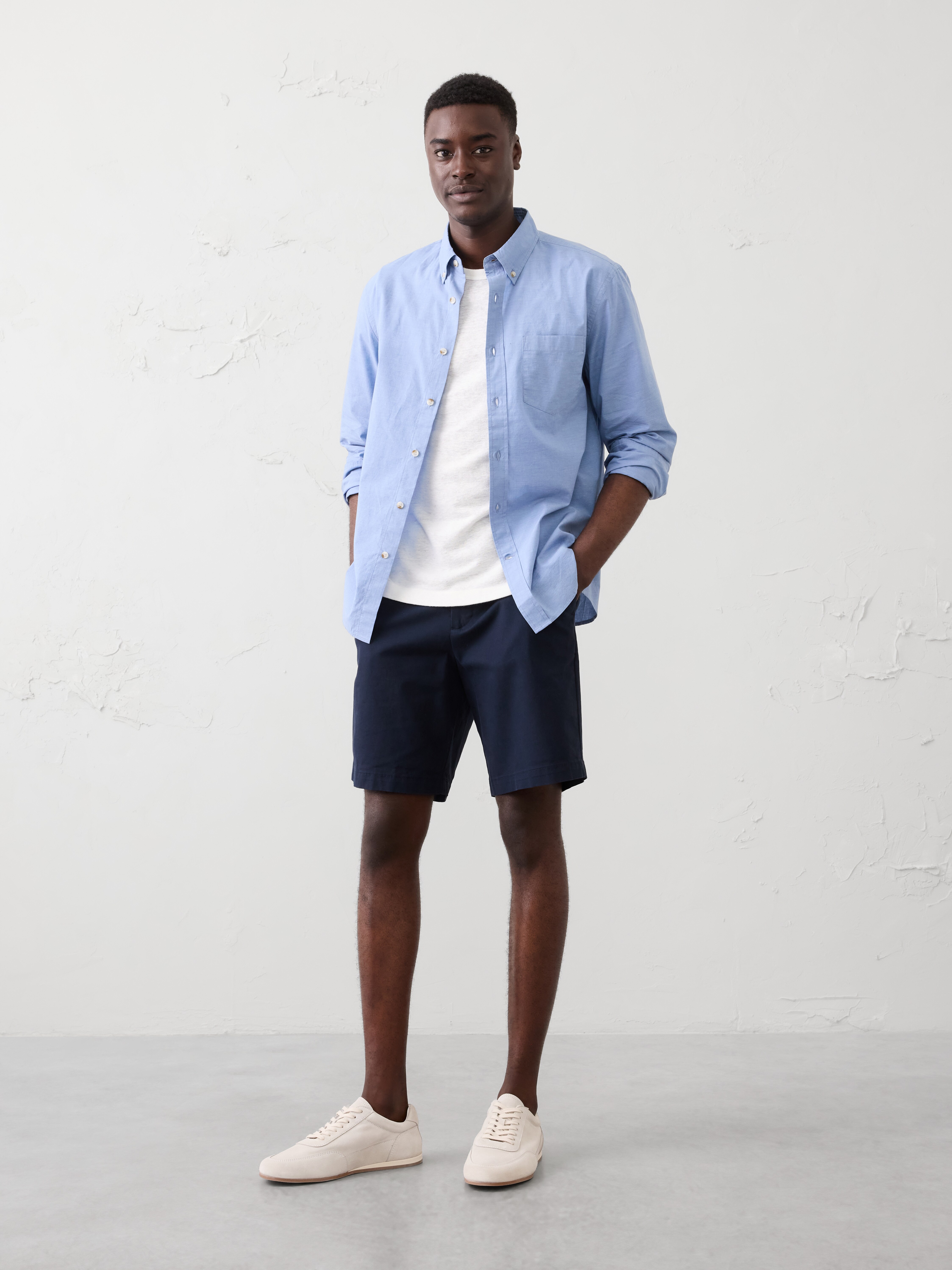 Slim-Fit Softwash Cotton Shirt