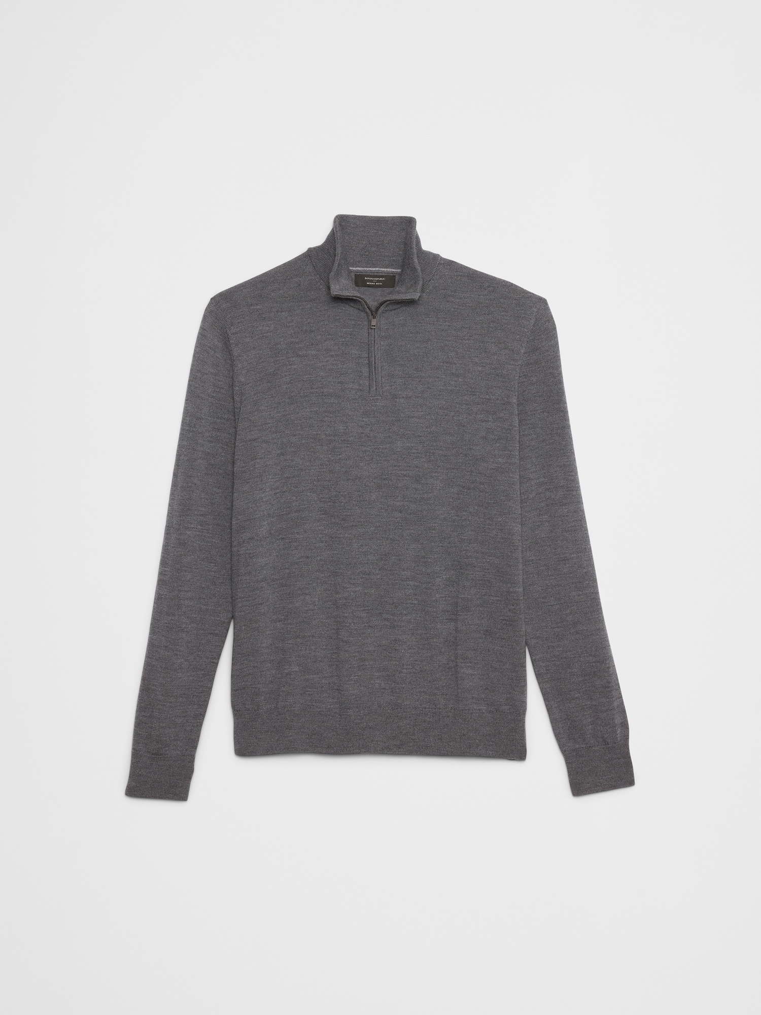 Image number 4 showing, Merino Wool Quarter-Zip Sweater