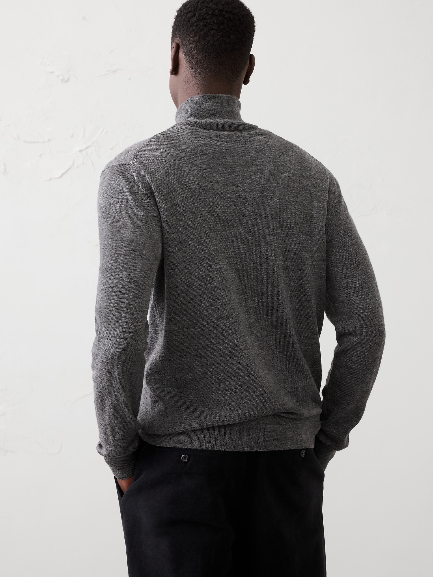 Image number 8 showing, Merino Wool Quarter-Zip Sweater