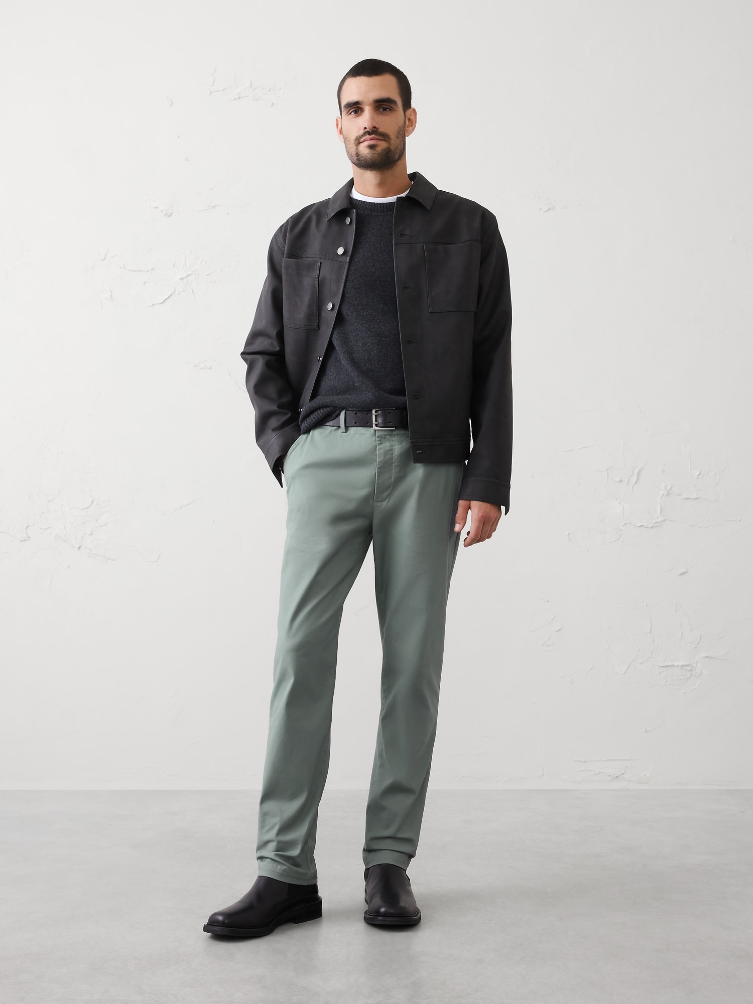 Slim-Straight Lived-In Chino