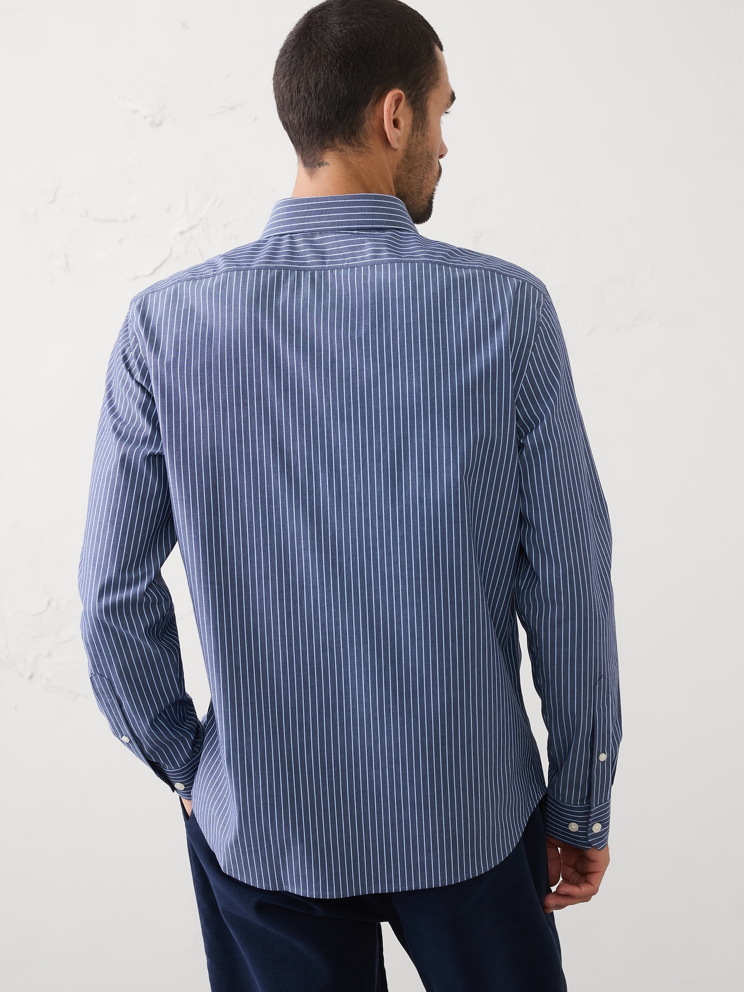 Image number 2 showing, Standard-Fit Untucked Dress Shirt