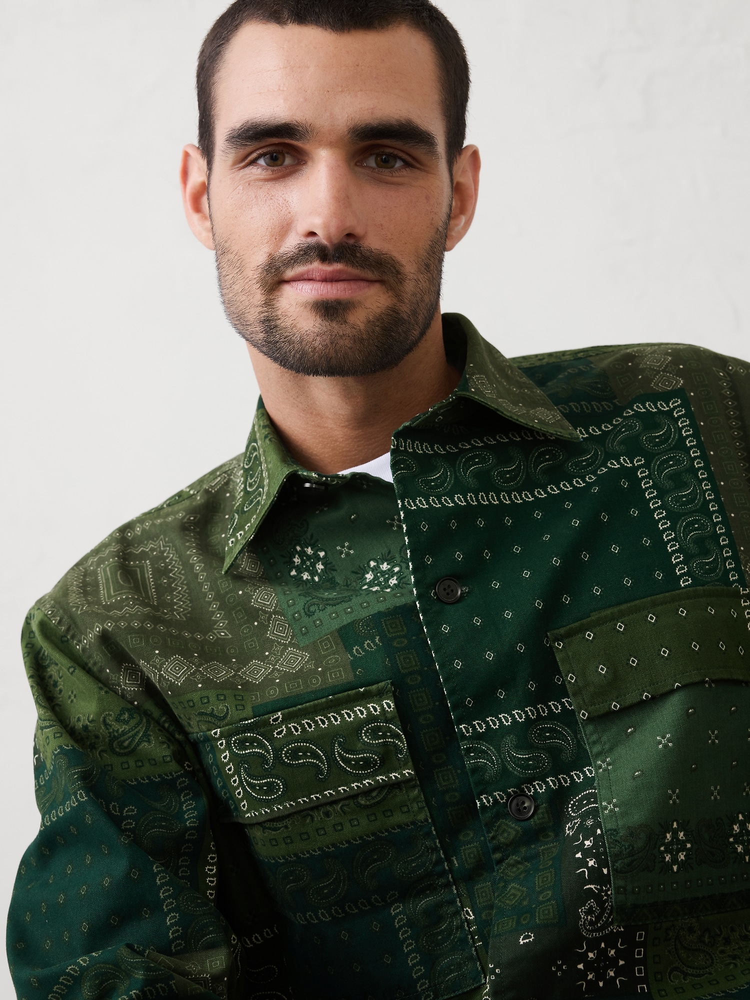 Image number 3 showing, Relaxed-Fit Surplus Overshirt