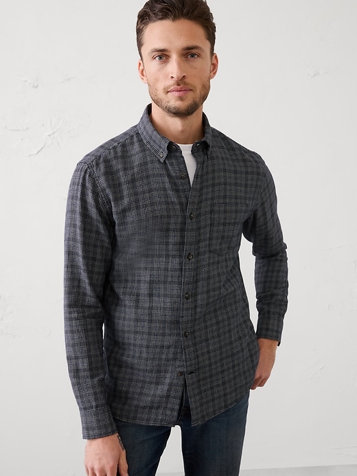 Image number 1 showing, Slim-Fit Textured Shirt