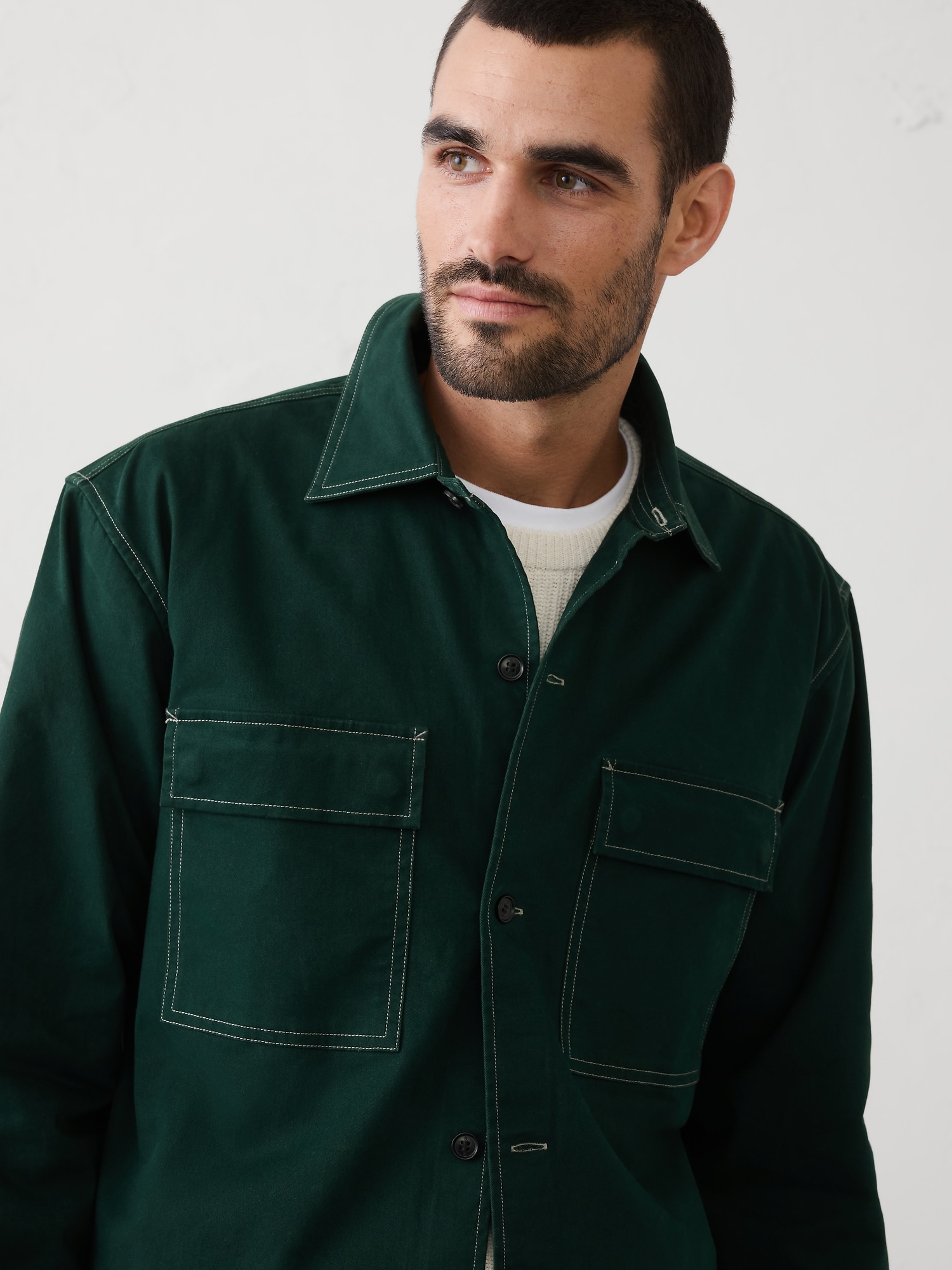 Image number 5 showing, Relaxed-Fit Surplus Overshirt