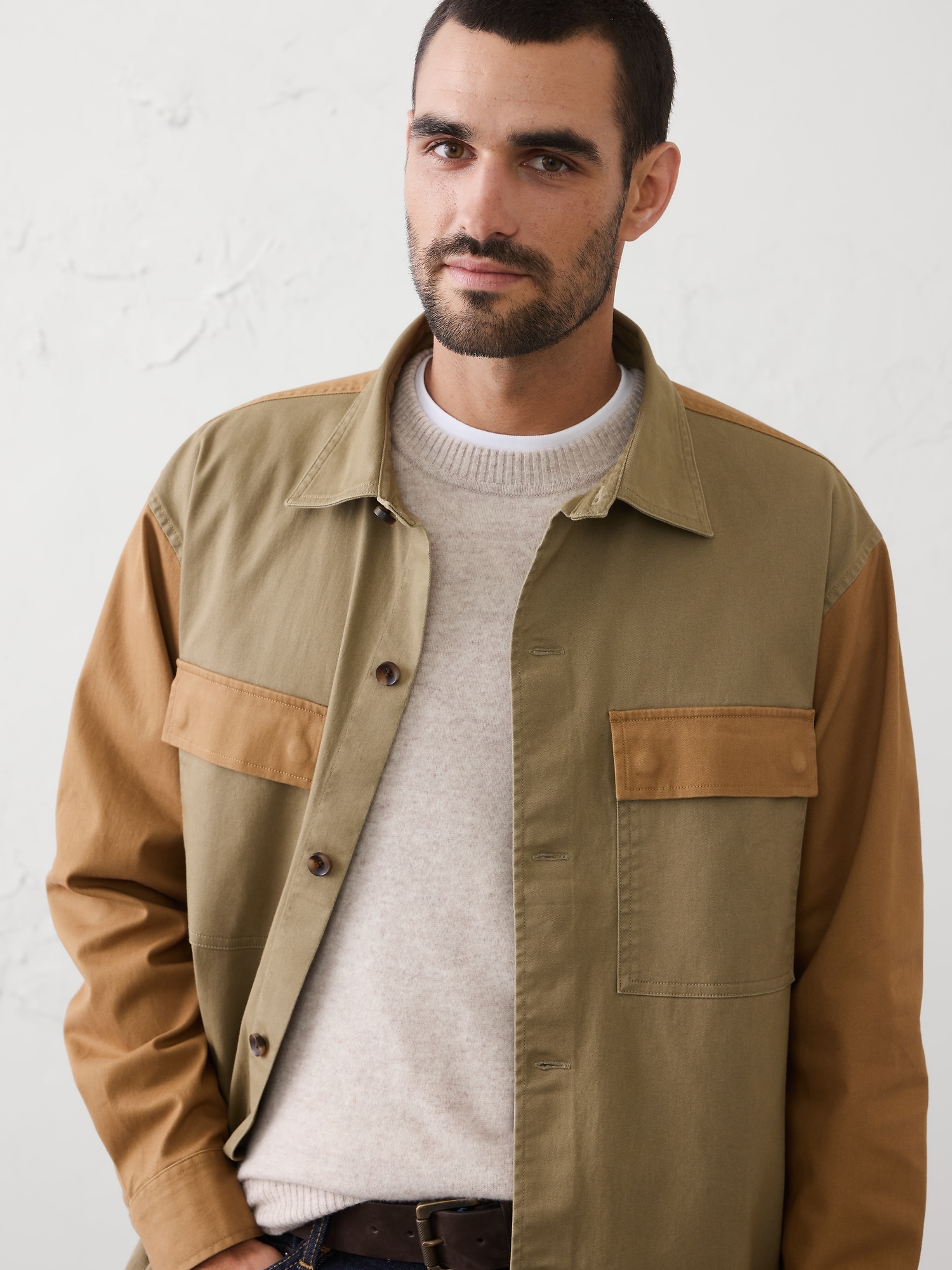 Image number 7 showing, Relaxed-Fit Surplus Overshirt