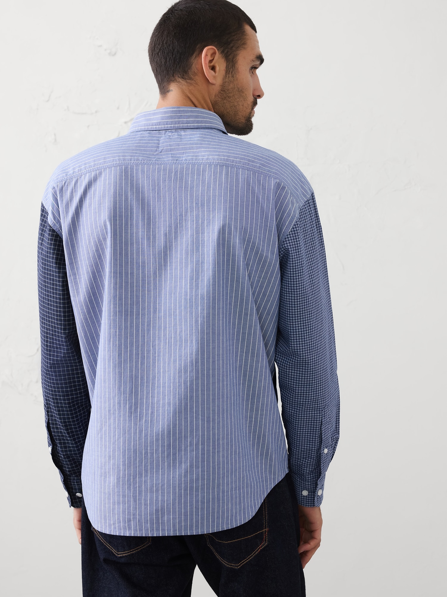 Image number 4 showing, Relaxed-Fit Patchwork Shirt