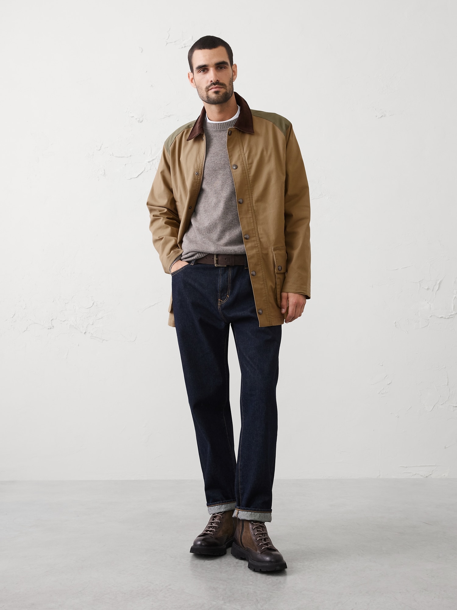Cord Collar Field Jacket