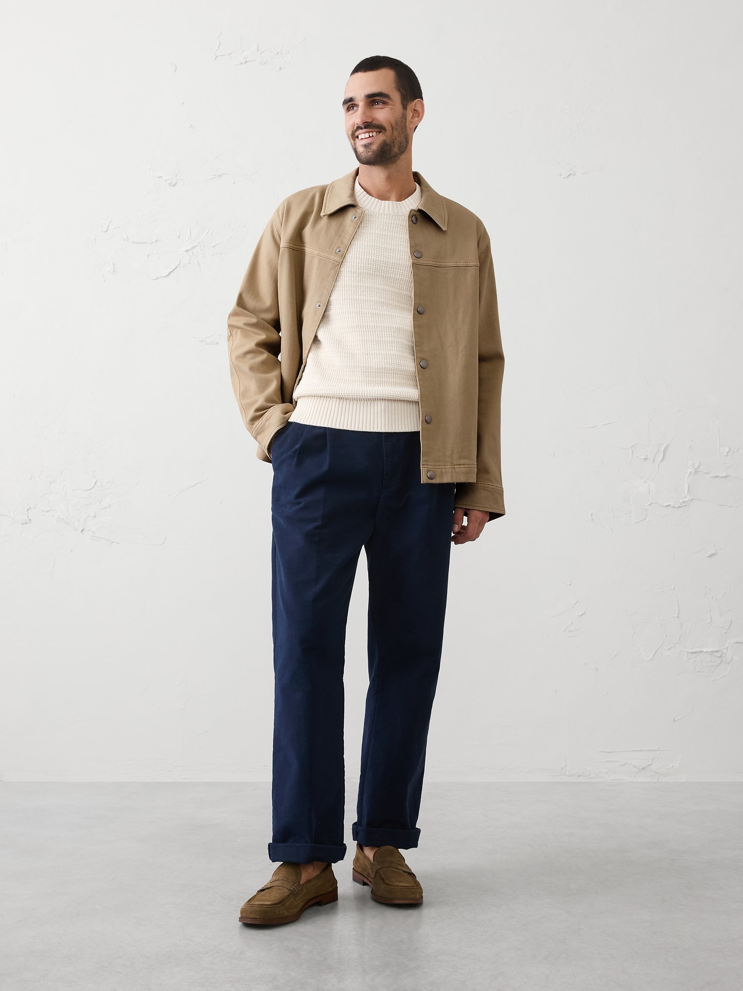 Relaxed Garment-Dyed Jacket