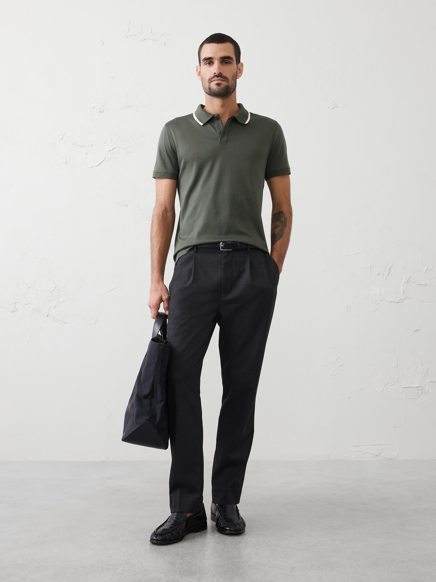 Image number 3 showing, Slim-Fit Luxe Touch Tipped Polo