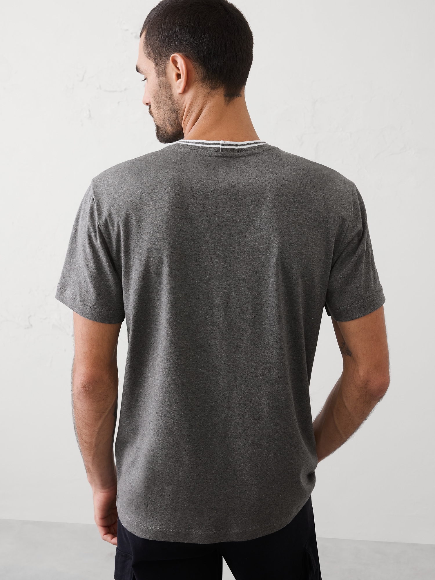 Image number 2 showing, Slim-Fit Luxe Touch Crew-Neck Shirt