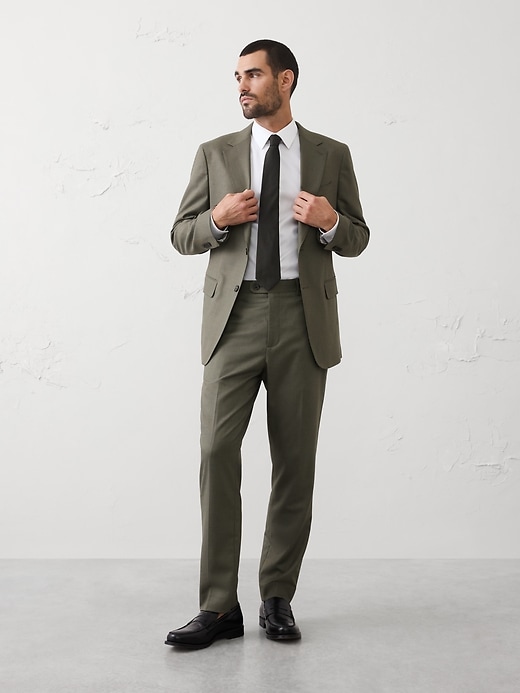 Banana Republic スーツセットアップ Surplus Olive cn61585442.jpg