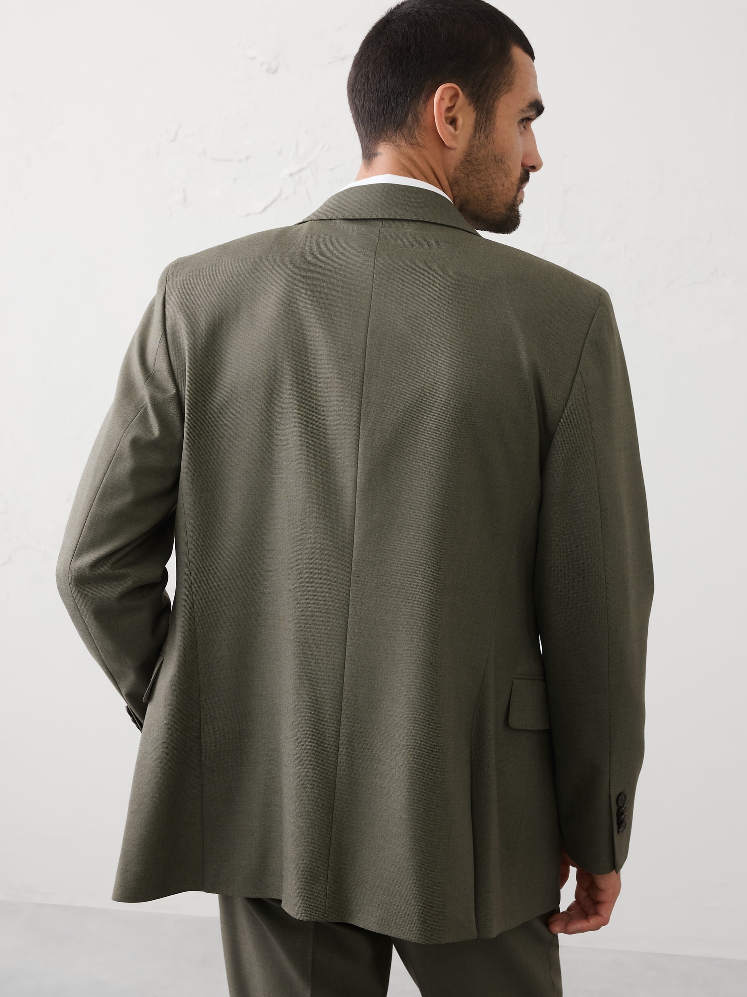 Image number 2 showing, Tailored-Fit Sharkskin Suit Jacket