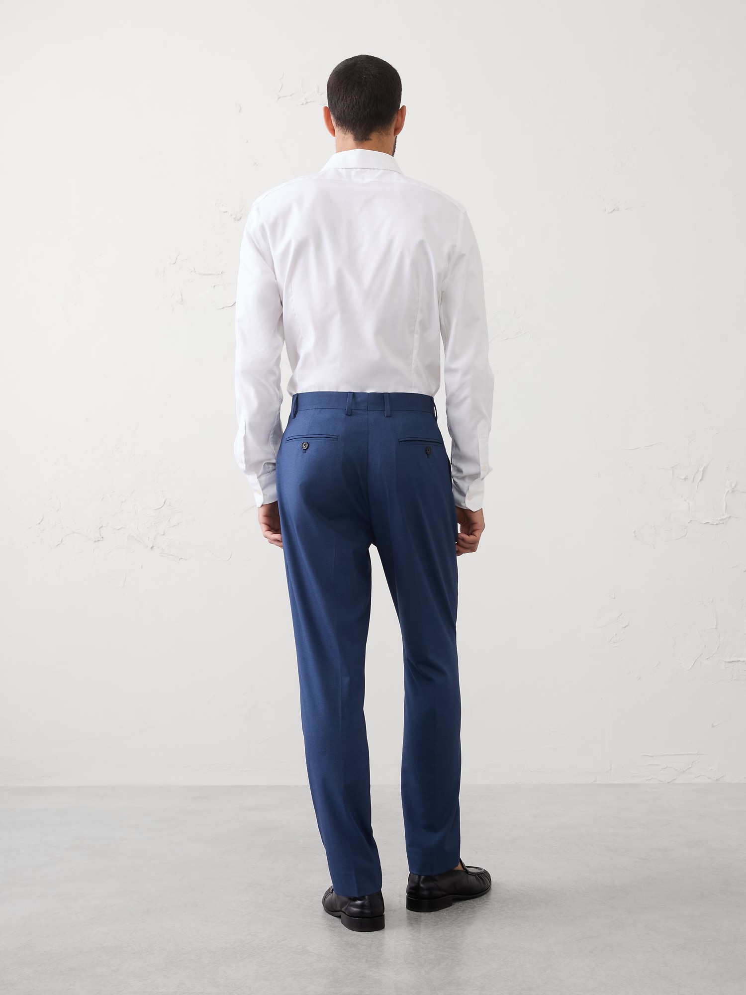 Image number 2 showing, Tailored-Fit Mini Check Suit Trouser