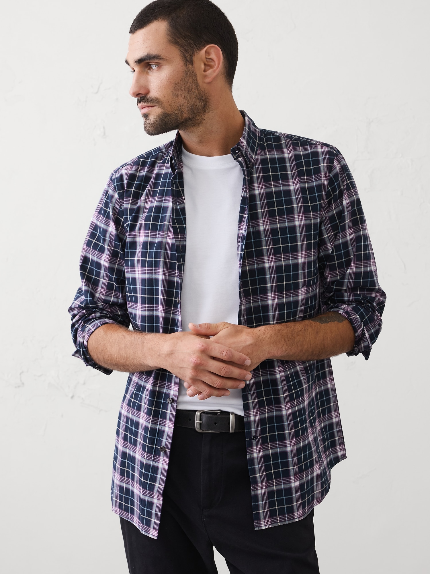Slim-Fit Softwash Cotton Shirt