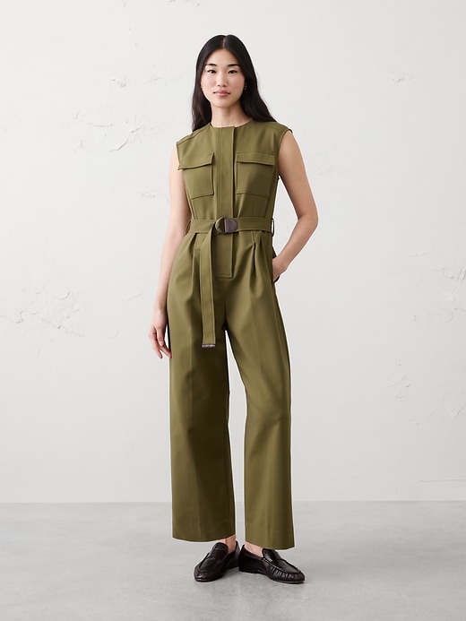 Utility Sateen Jumpsuit
