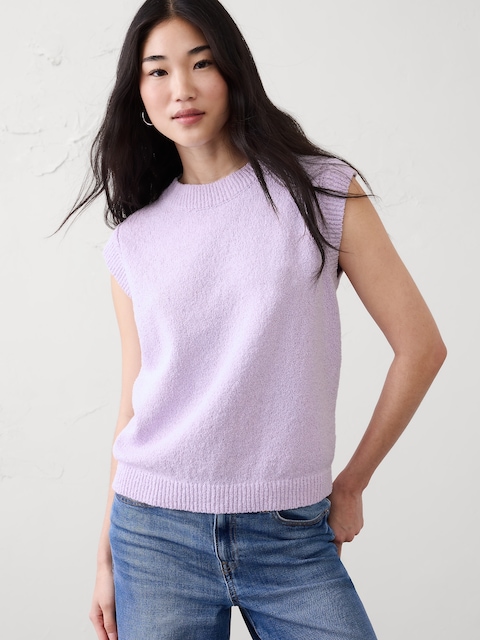 Boucle Sweater Vest