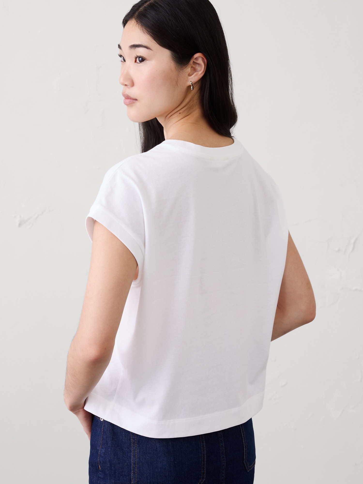 Image number 2 showing, Premium Cotton Boxy T-Shirt