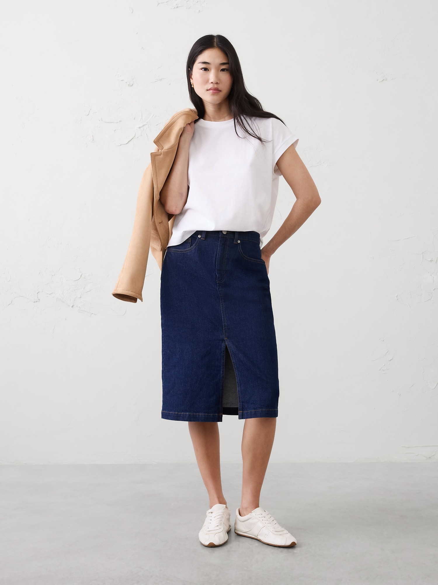 Image number 3 showing, Premium Cotton Boxy T-Shirt