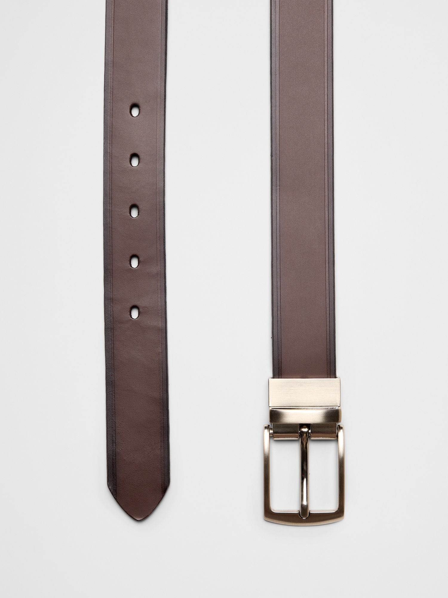 Image number 2 showing, Reversible Leather Dress Belt
