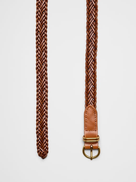 Skinny Braided Belt | Banana Republic Factory display picture 1