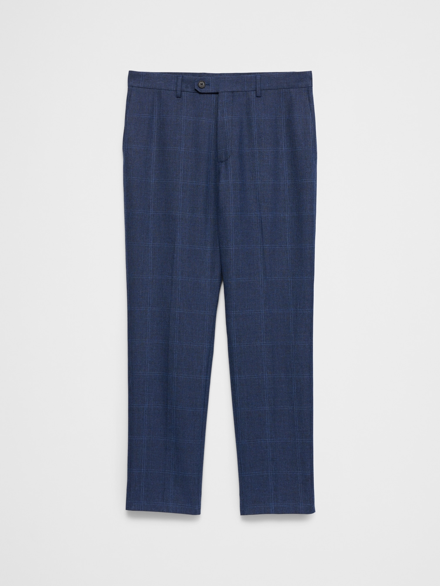 Image number 4 showing, Tailored-Fit Linen-Blend Glen Plaid Suit Trouser