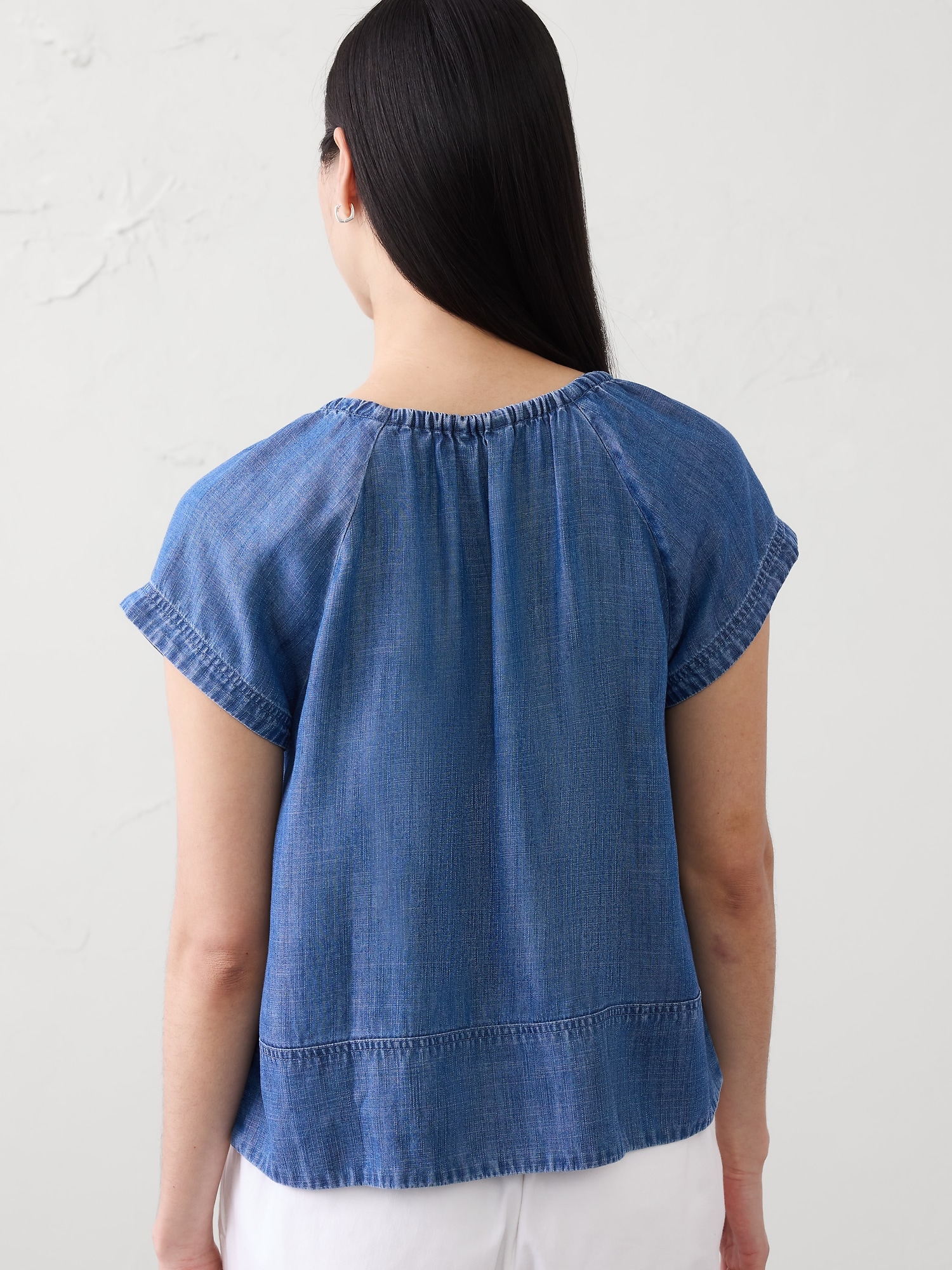 Image number 2 showing, Shirred Popover Top