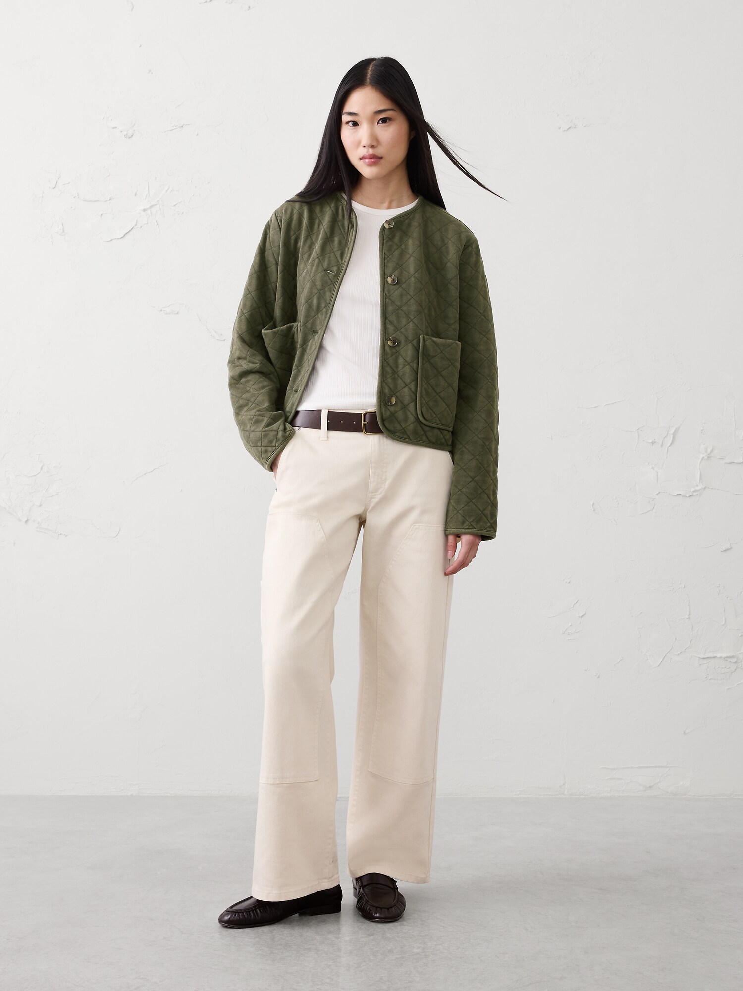 Image number 6 showing, Quilted Knit Jacket