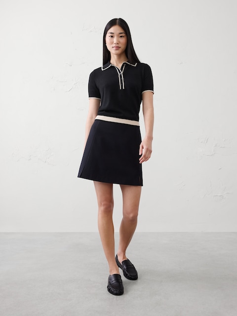 Tipped Sweater Polo