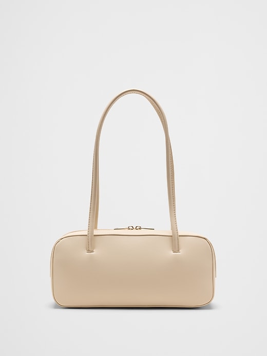 Vegan Leather East West Top Handle Bag | Banana Republic Factory