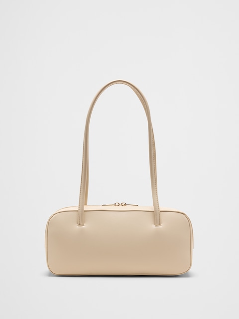 Vegan Leather East West Top Handle Bag