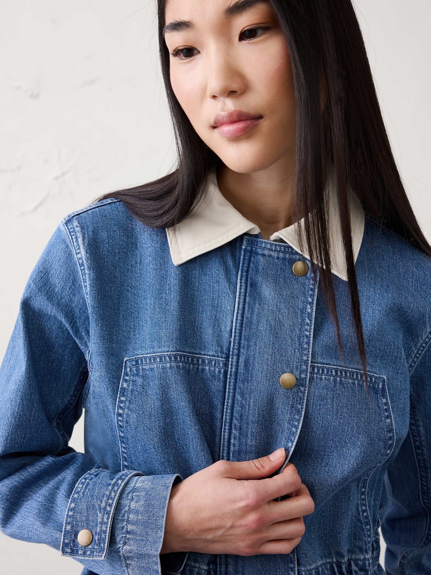 Image number 3 showing, Denim Utility Jacket