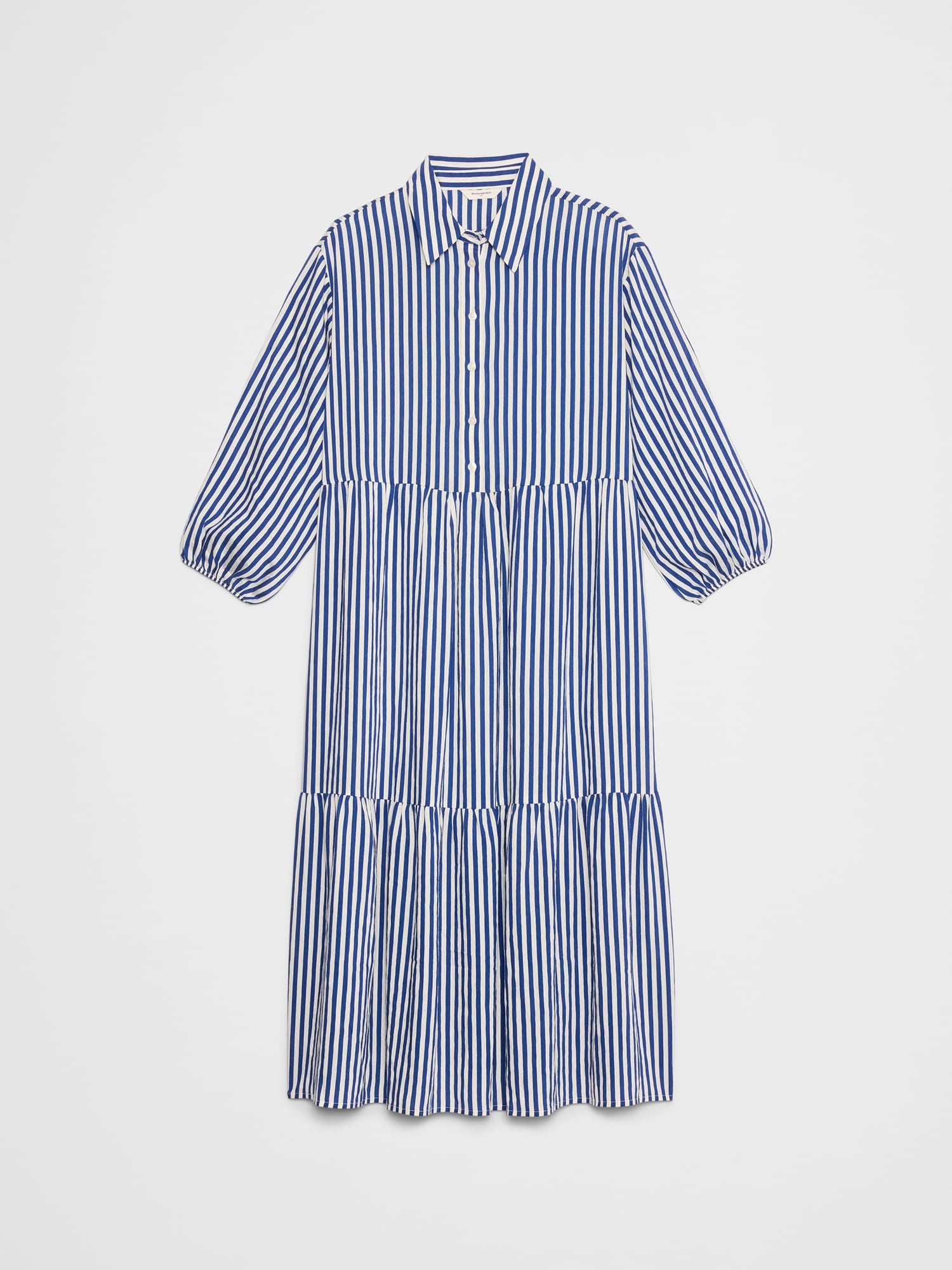 Image number 4 showing, Tiered Midi Shirtdress