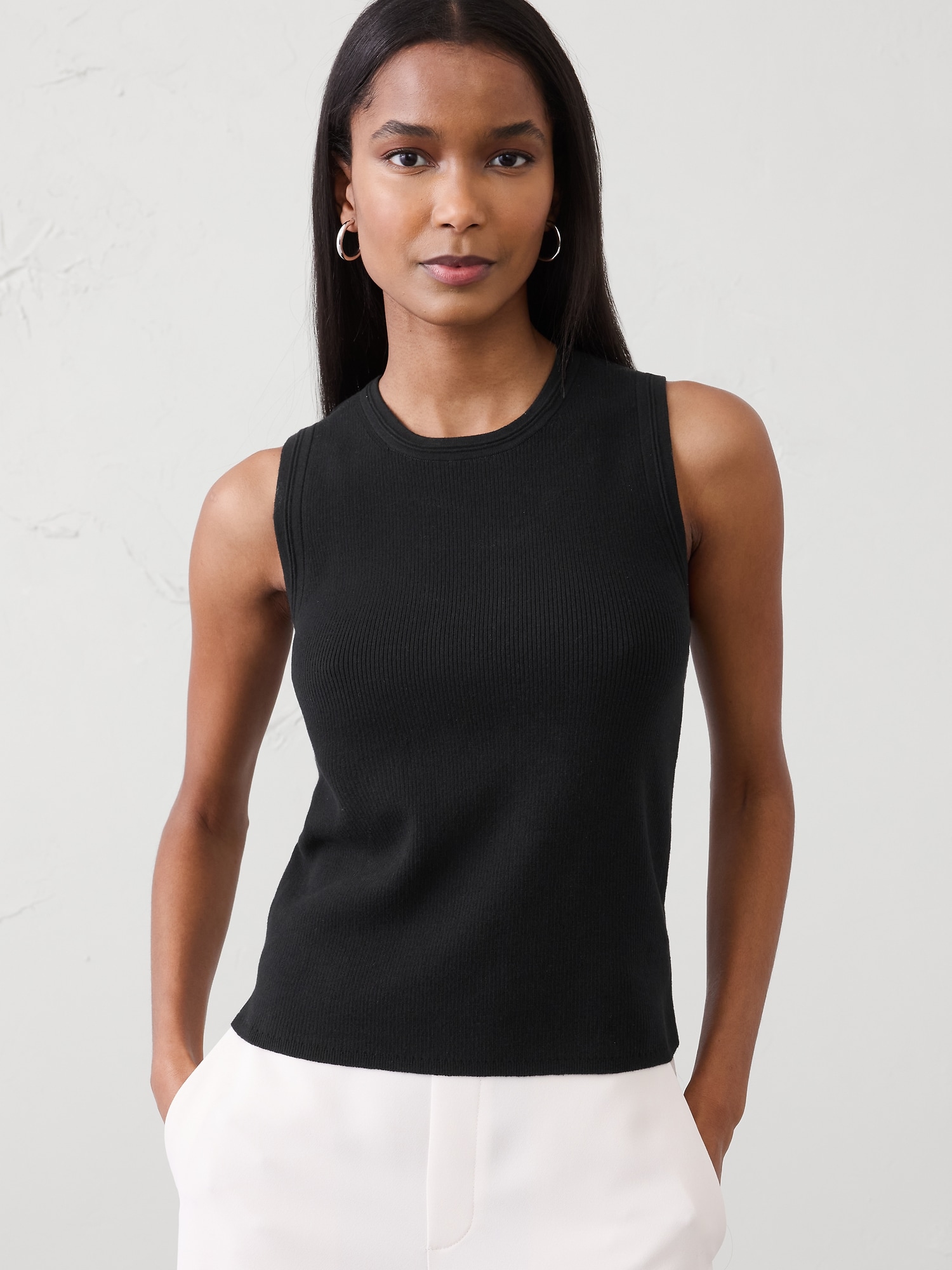 Image number 3 showing, Ribbed Sweater Tank
