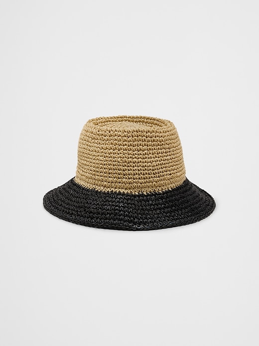 Straw Bucket Hat | Banana Republic Factory display picture 2